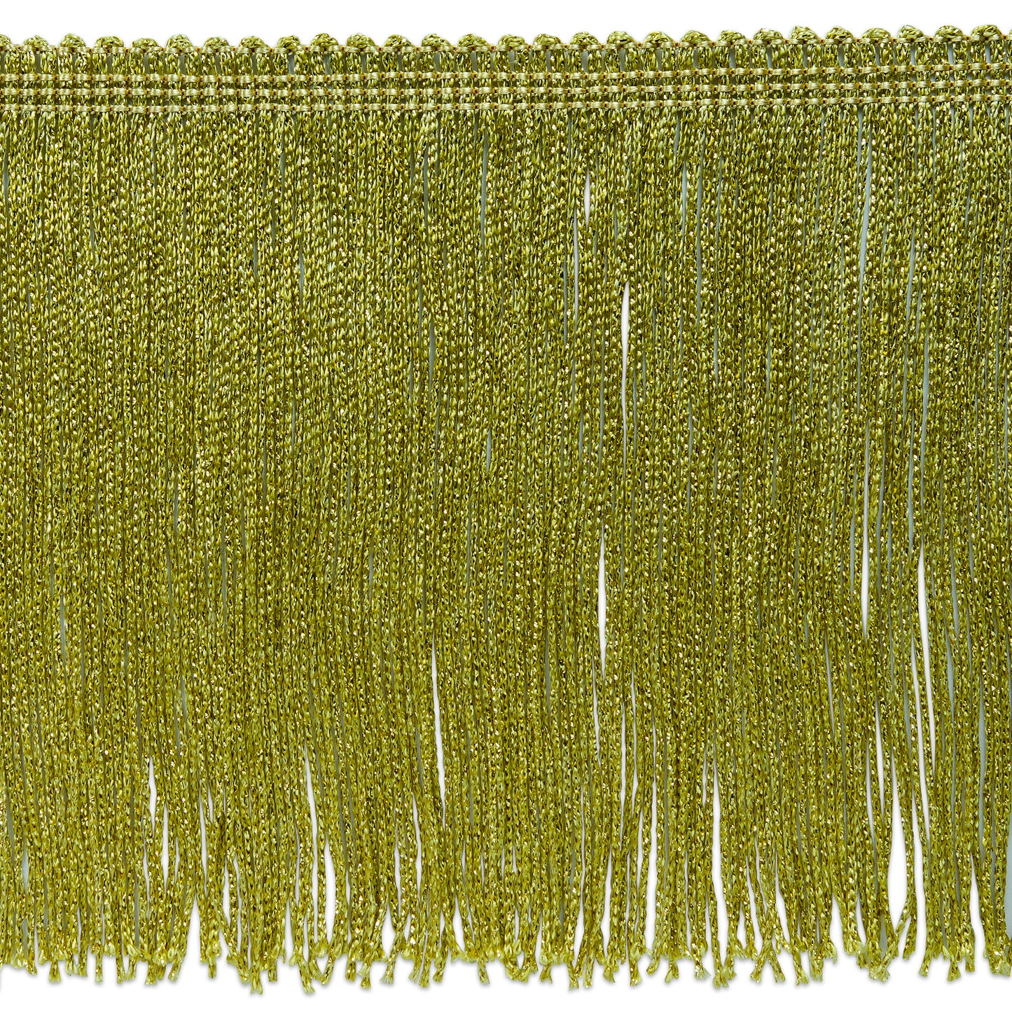 6" Metallic Chainette Fringe Trim