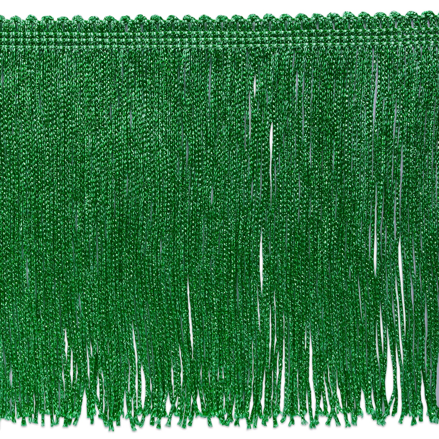 6" Metallic Chainette Fringe Trim (Sold by the Yard)