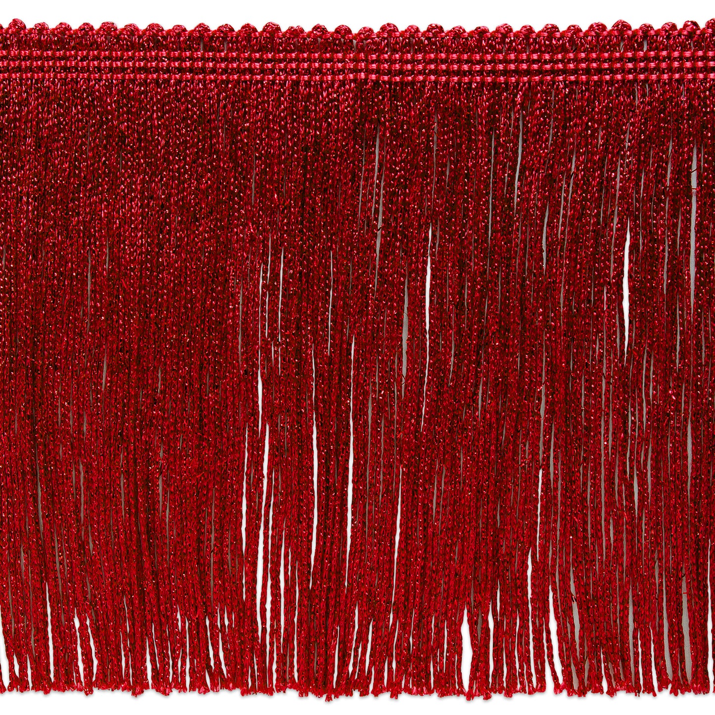 6" Metallic Chainette Fringe Trim (Sold by the Yard)