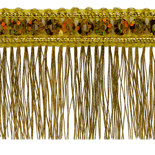 Esther Sequin Metallic Fringe Trim (Sold by the Yard)