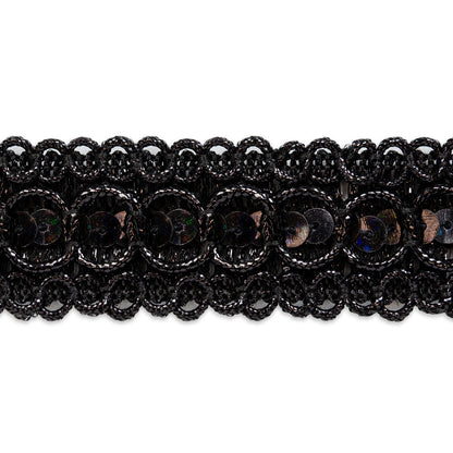 Trish Sequin Metallic Braid Trim (7/8") (Sold by the Yard)