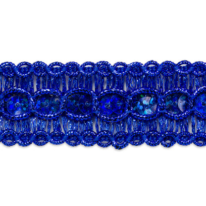 Trish Sequin Metallic Braid Trim (7/8") (Sold by the Yard)