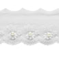 Vintage Daisy with Pearl Bridal Lace Trim (Sold by the Yard)