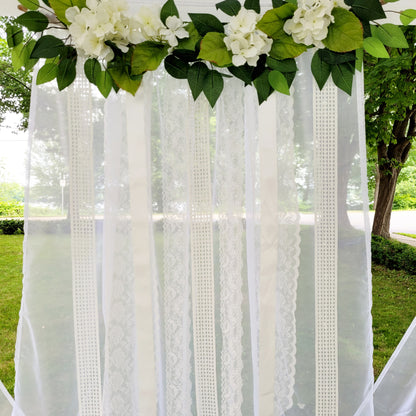 Vintage Bridal Daisy and Pearl Lace Trim (Sold by the Yard)