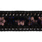 Viola Single Row Starlight Sequin Trim with Sequin Edging  (Sold by the Yard)