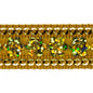 Viola Single Row Starlight Sequin Trim with Sequin Edging  (Sold by the Yard)