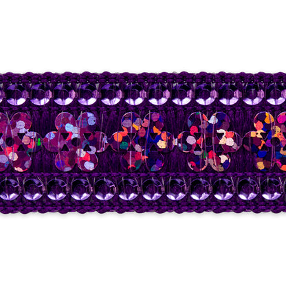 Viola Single Row Starlight Sequin Trim with Sequin Edging  (Sold by the Yard)