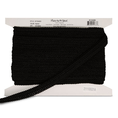 Kiki 3/4" Classic Woven Braid Gimp Trim (Sold by the Yard)