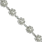 Rhinestone Trim With 4mm Pearl (Sold by the Yard)