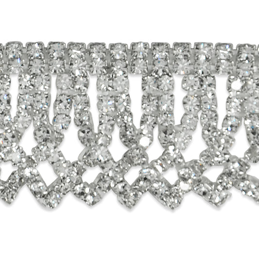 Rhinestone Fringe Trim  (Sold by the Yard)