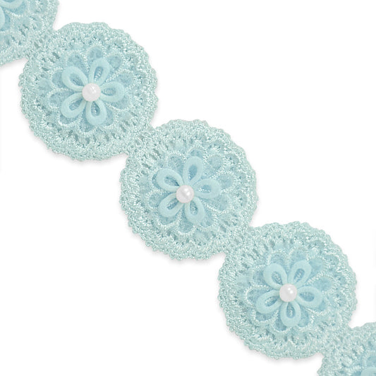 Owen Crochet 3 D Flower trim      (Sold by the Yard)