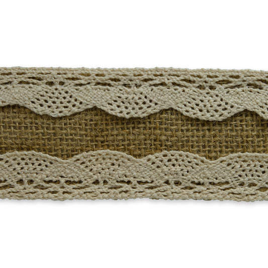 Aubrie Jute Lace Trim (Sold by the Yard)