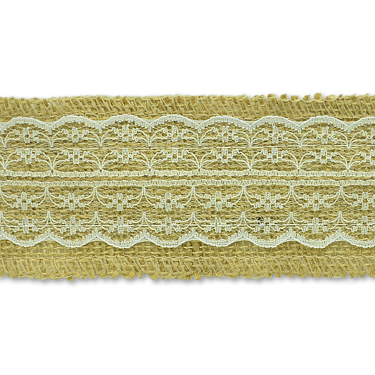 Brylee Jute Lace Trim (Sold by the Yard)