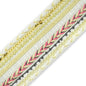 Hedda Woven Beaded Trim    (Sold by the Yard)