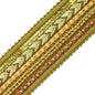 Tuva Woven Beaded Trim   (Sold by the Yard)