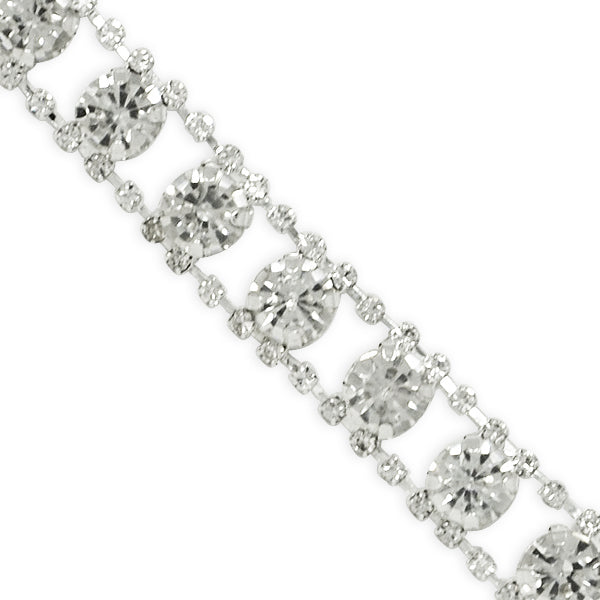 Irina 1/2" Rhinestone Chain Trim (Sold by the Yard)