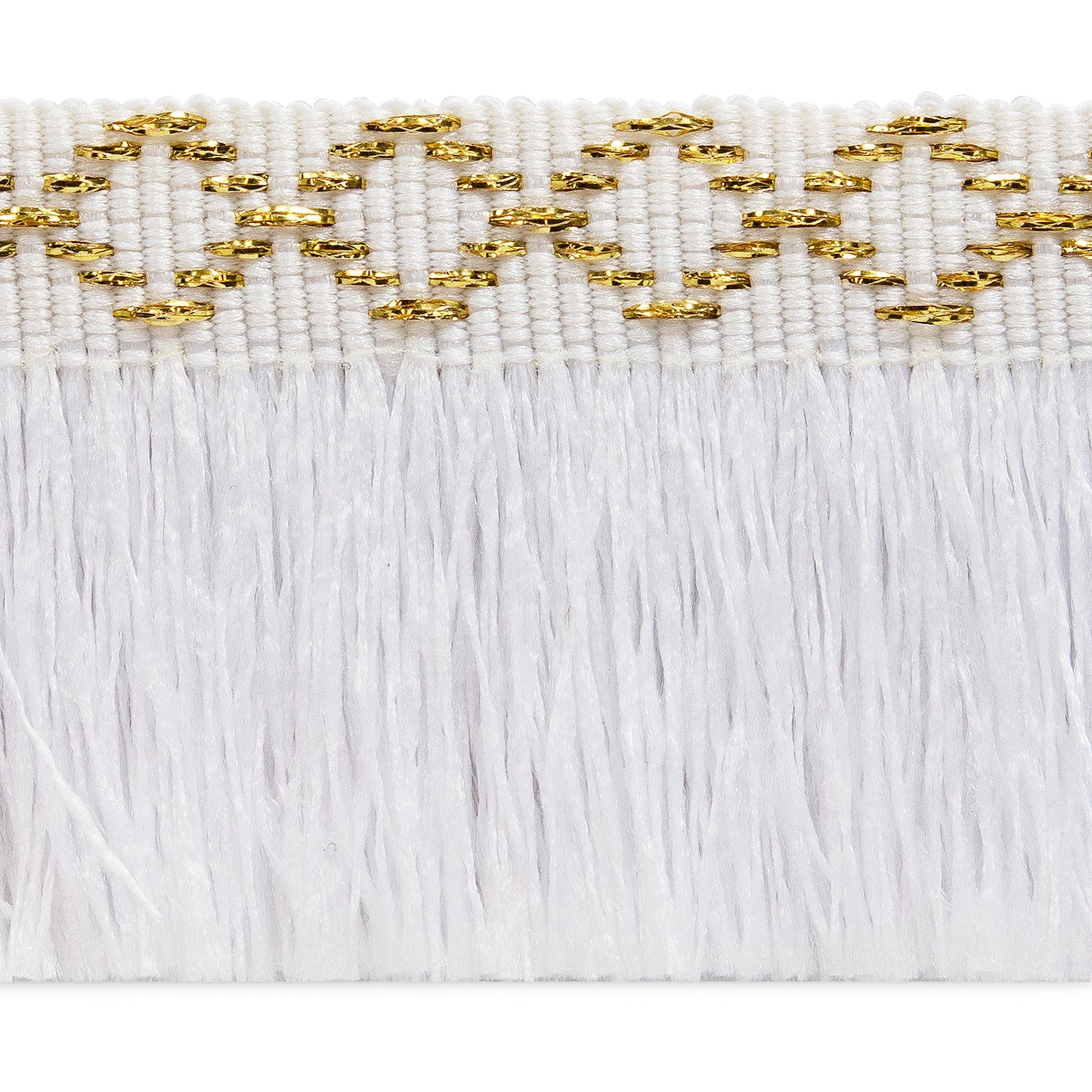 Sebastian 1 3/8" Diamond Head Fringe Trim  (Sold by the Yard)