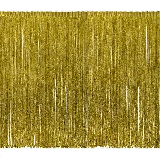 18" Metallic Chainette Fringe Trim (Sold by the Yard)