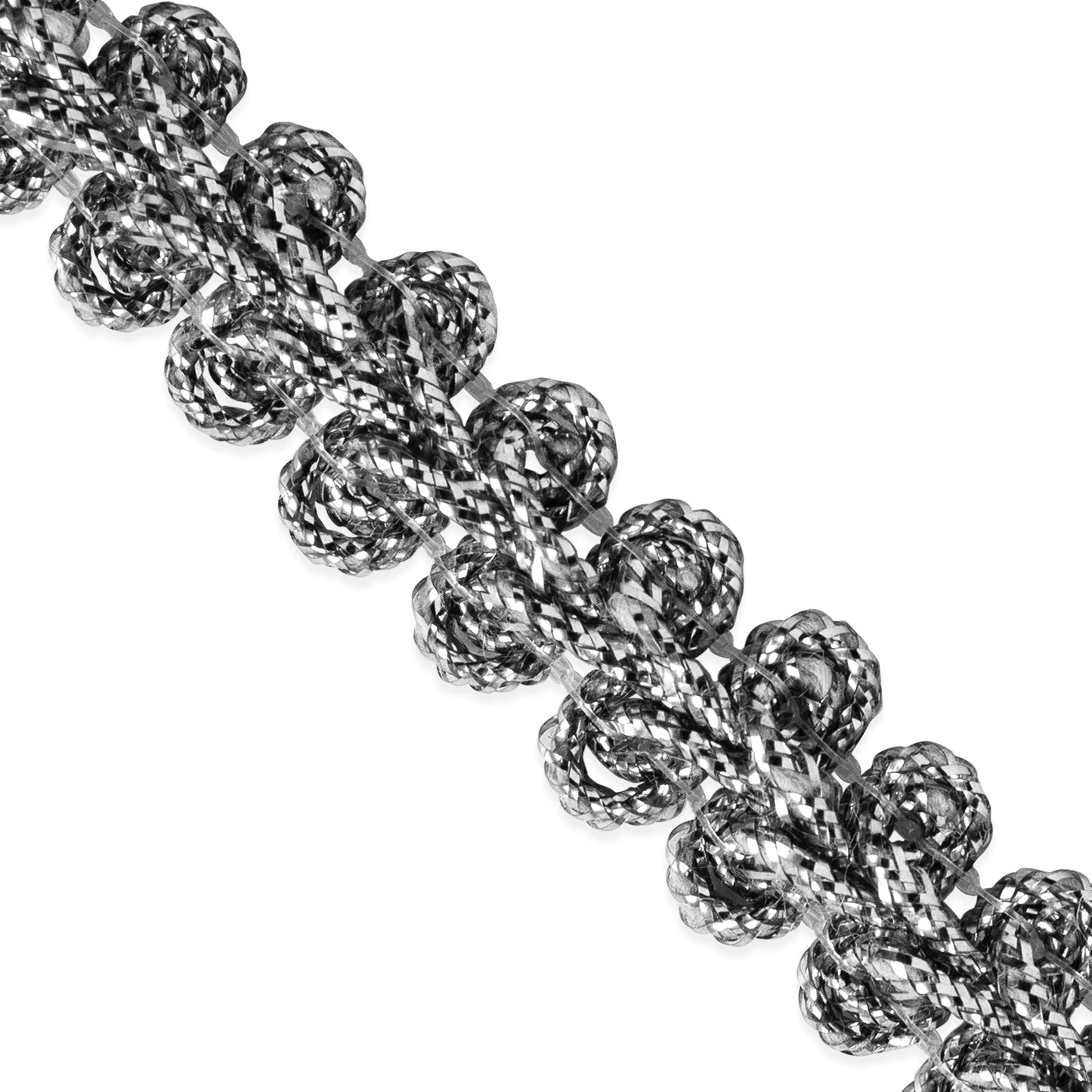 Draya Metallic Woven Braid Trim   (Sold by the Yard)