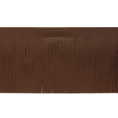 4" Premium Vegan Leather Fringe Trim  (Sold by the Yard)