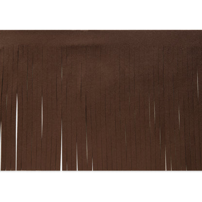 6" Premium Vegan Leather Fringe Trim (Sold by the Yard)