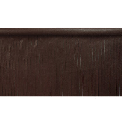 4" Matte Finish Vegan Leather Fringe Trim  (Sold by the Yard)