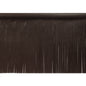 6" Matte Finish Vegan Leather Fringe Trim (Sold by the Yard)