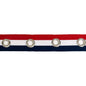 Americana Grommet Eyelet Tape Trim - Red/White?Blue (Sold by the Yard)