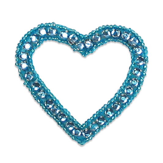 Jewel Heart Applique/Patch