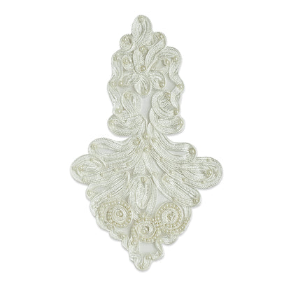 Vintage Soutache Pearl Applique/Patch