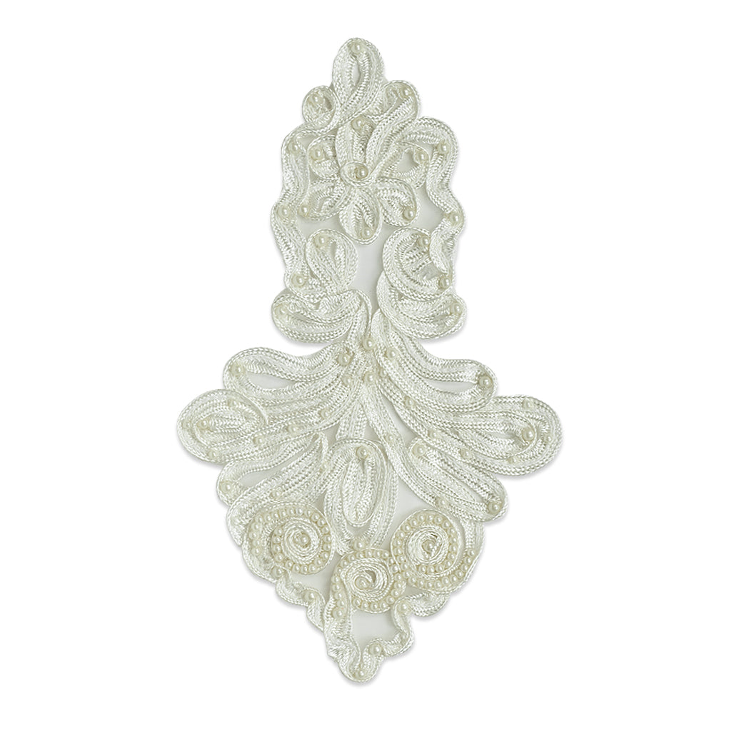 Vintage Soutache Pearl Applique/Patch