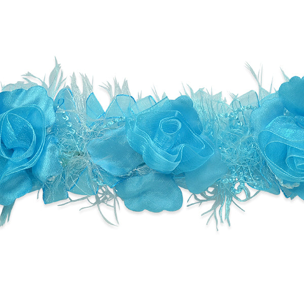 Macey Stretch Flower Trim  (Sold by the Yard)