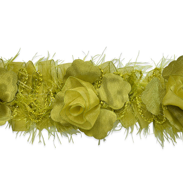 Macey Stretch Flower Trim  (Sold by the Yard)