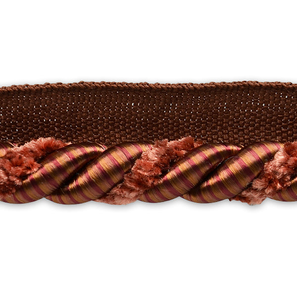 1/2" Chenille Twisted Lip Cord Trim (Sold by the Yard)