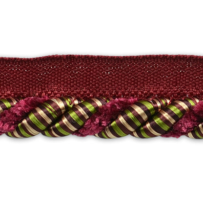 1/2" Chenille Twisted Lip Cord Trim (Sold by the Yard)