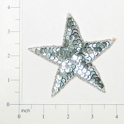 Sequin Star Applique 3 1/2"