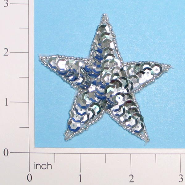 2 3/4" Star Sequin Applique/Patch