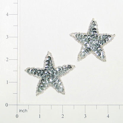 Star Sequin Applique/Patch Pack of 2