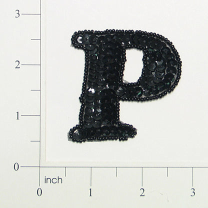 Letter P Sequin Applique/Patch