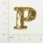 Letter P Sequin Applique/Patch