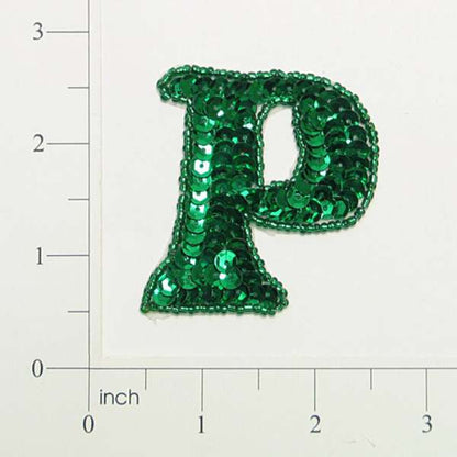 Letter P Sequin Applique/Patch