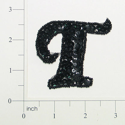 Letter T Sequin Applique/Patch