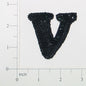 Letter V Sequin Applique/Patch