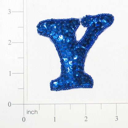 Letter Y Sequin Applique/Patch