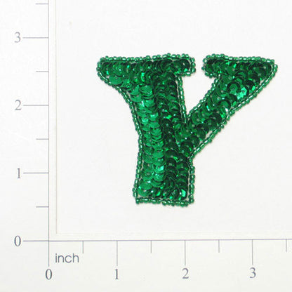 Letter Y Sequin Applique/Patch