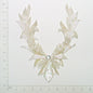 Lily Collar Sequin Applique/Patch 10 1/2" x 9 3/4"