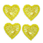 Heart Sequin Applique/Patch -  Pack of 4