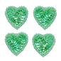 Heart Sequin Applique/Patch -  Pack of 4