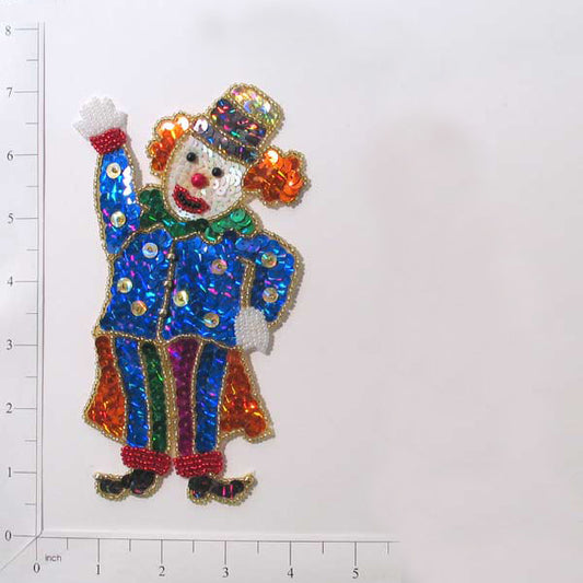 Magic Clown Applique/Patch  - Multi Colors