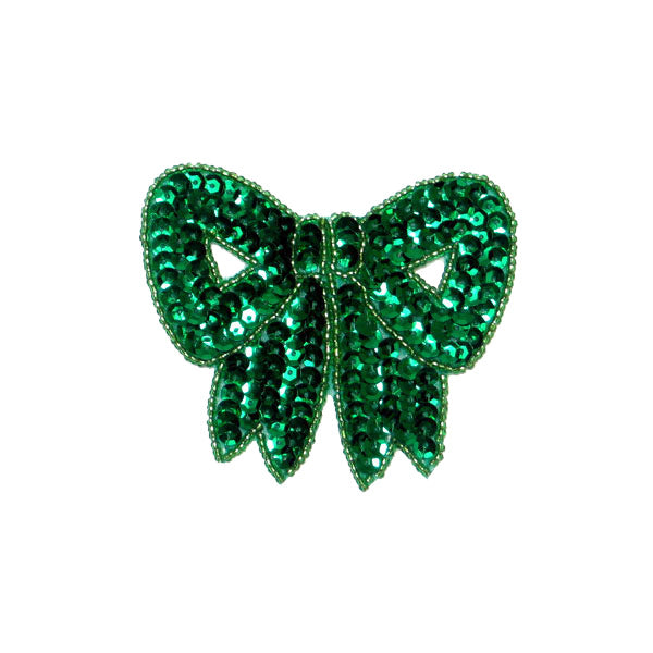 3 1/4" x 3" Bow Sequin Applique/Patch